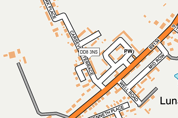 DD8 3NS map - OS OpenMap – Local (Ordnance Survey) DD8 3NS map - OS OpenMap – Local (Ordnance Survey)