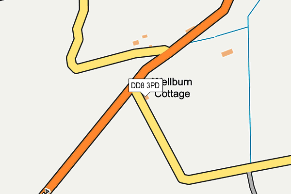 DD8 3PD map - OS OpenMap – Local (Ordnance Survey) DD8 3PD map - OS OpenMap – Local (Ordnance Survey)