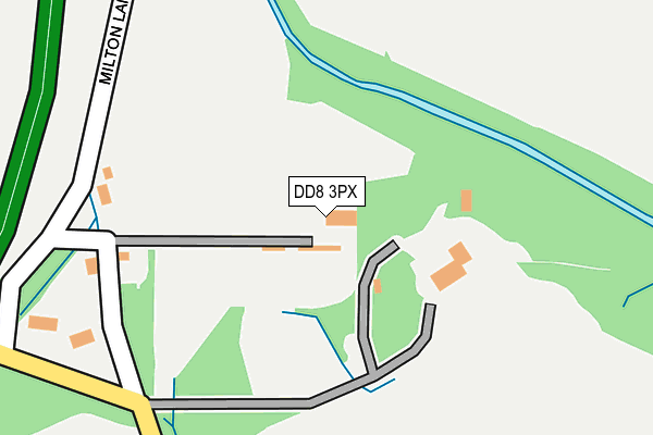 DD8 3PX map - OS OpenMap – Local (Ordnance Survey) DD8 3PX map - OS OpenMap – Local (Ordnance Survey)