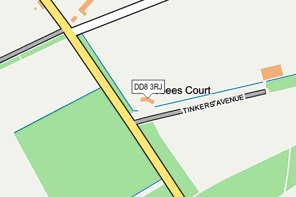 DD8 3RJ map - OS OpenMap – Local (Ordnance Survey) DD8 3RJ map - OS OpenMap – Local (Ordnance Survey)