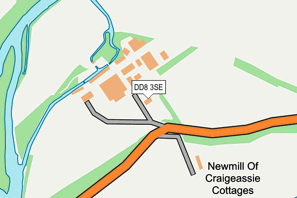 DD8 3SE map - OS OpenMap – Local (Ordnance Survey) DD8 3SE map - OS OpenMap – Local (Ordnance Survey)