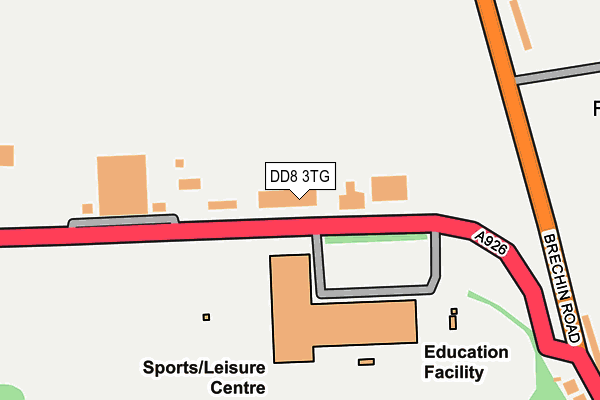 DD8 3TG map - OS OpenMap – Local (Ordnance Survey)