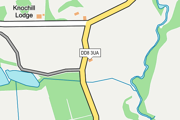 DD8 3UA map - OS OpenMap – Local (Ordnance Survey) DD8 3UA map - OS OpenMap – Local (Ordnance Survey)