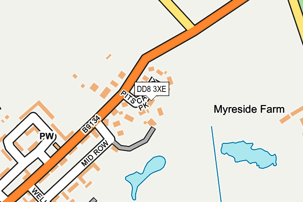 DD8 3XE map - OS OpenMap – Local (Ordnance Survey) DD8 3XE map - OS OpenMap – Local (Ordnance Survey)
