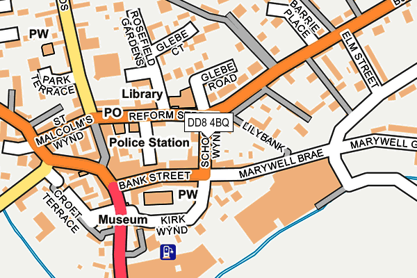 DD8 4BQ map - OS OpenMap – Local (Ordnance Survey) DD8 4BQ map - OS OpenMap – Local (Ordnance Survey)