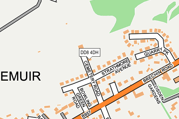 DD8 4DH map - OS OpenMap – Local (Ordnance Survey) DD8 4DH map - OS OpenMap – Local (Ordnance Survey)