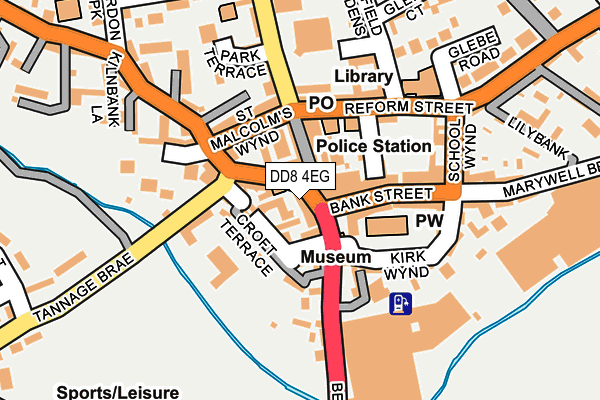 DD8 4EG map - OS OpenMap – Local (Ordnance Survey) DD8 4EG map - OS OpenMap – Local (Ordnance Survey)