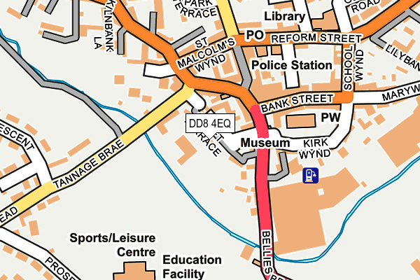 DD8 4EQ map - OS OpenMap – Local (Ordnance Survey)