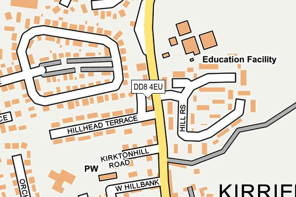 DD8 4EU map - OS OpenMap – Local (Ordnance Survey) DD8 4EU map - OS OpenMap – Local (Ordnance Survey)