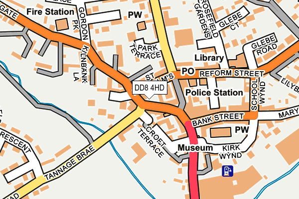 DD8 4HD map - OS OpenMap – Local (Ordnance Survey) DD8 4HD map - OS OpenMap – Local (Ordnance Survey)