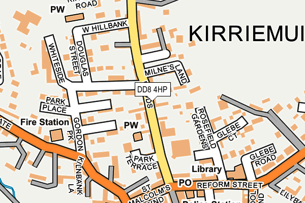 DD8 4HP map - OS OpenMap – Local (Ordnance Survey) DD8 4HP map - OS OpenMap – Local (Ordnance Survey)
