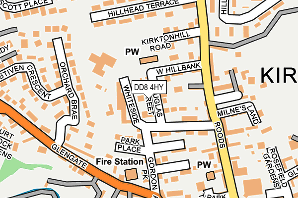 DD8 4HY map - OS OpenMap – Local (Ordnance Survey)