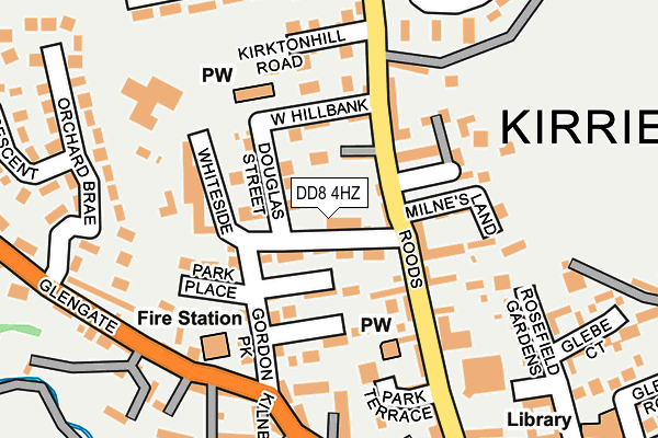 DD8 4HZ map - OS OpenMap – Local (Ordnance Survey) DD8 4HZ map - OS OpenMap – Local (Ordnance Survey)