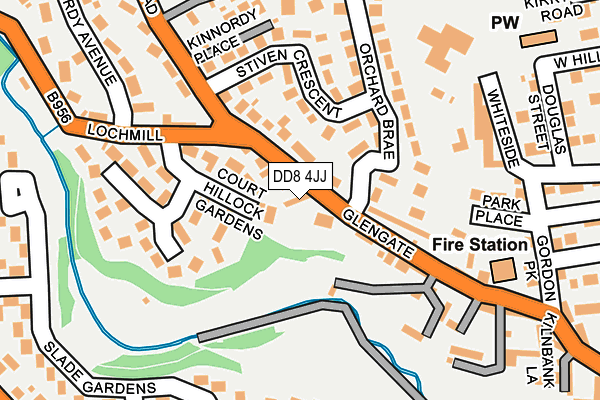 DD8 4JJ map - OS OpenMap – Local (Ordnance Survey) DD8 4JJ map - OS OpenMap – Local (Ordnance Survey)