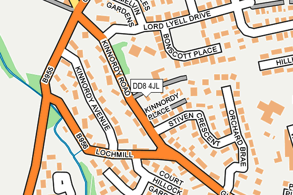 DD8 4JL map - OS OpenMap – Local (Ordnance Survey) DD8 4JL map - OS OpenMap – Local (Ordnance Survey)
