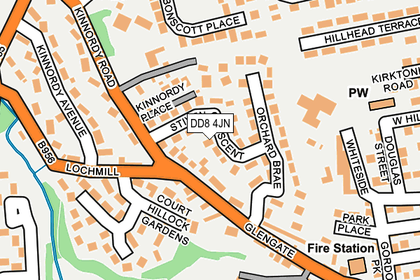 DD8 4JN map - OS OpenMap – Local (Ordnance Survey)