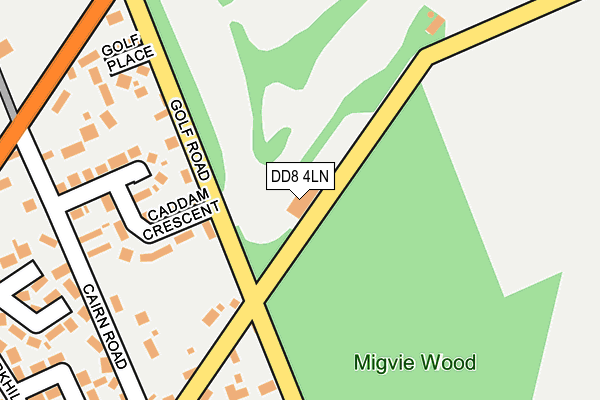 DD8 4LN map - OS OpenMap – Local (Ordnance Survey) DD8 4LN map - OS OpenMap – Local (Ordnance Survey)