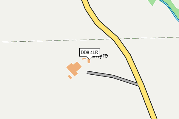 DD8 4LR map - OS OpenMap – Local (Ordnance Survey) DD8 4LR map - OS OpenMap – Local (Ordnance Survey)
