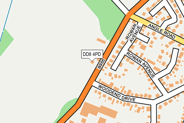 DD8 4PD map - OS OpenMap – Local (Ordnance Survey) DD8 4PD map - OS OpenMap – Local (Ordnance Survey)
