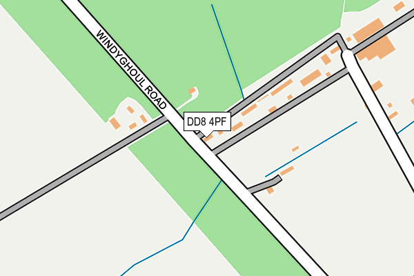DD8 4PF map - OS OpenMap – Local (Ordnance Survey) DD8 4PF map - OS OpenMap – Local (Ordnance Survey)