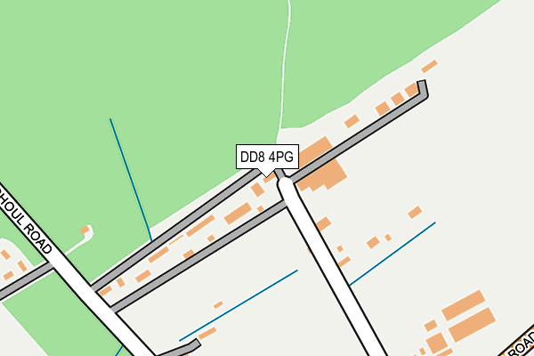 DD8 4PG map - OS OpenMap – Local (Ordnance Survey) DD8 4PG map - OS OpenMap – Local (Ordnance Survey)
