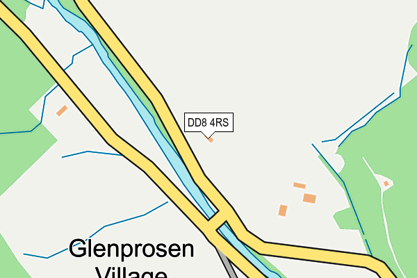 DD8 4RS map - OS OpenMap – Local (Ordnance Survey) DD8 4RS map - OS OpenMap – Local (Ordnance Survey)