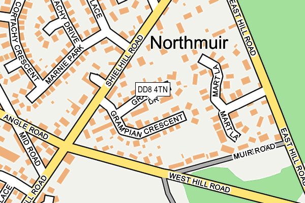DD8 4TN map - OS OpenMap – Local (Ordnance Survey) DD8 4TN map - OS OpenMap – Local (Ordnance Survey)