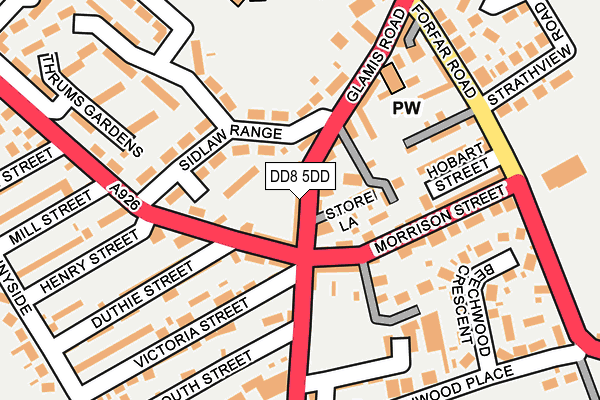DD8 5DD map - OS OpenMap – Local (Ordnance Survey) DD8 5DD map - OS OpenMap – Local (Ordnance Survey)