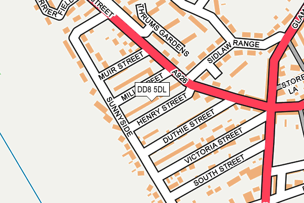 DD8 5DL map - OS OpenMap – Local (Ordnance Survey) DD8 5DL map - OS OpenMap – Local (Ordnance Survey)