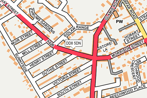 DD8 5DN map - OS OpenMap – Local (Ordnance Survey) DD8 5DN map - OS OpenMap – Local (Ordnance Survey)