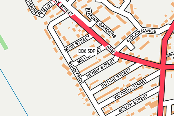 DD8 5DP map - OS OpenMap – Local (Ordnance Survey) DD8 5DP map - OS OpenMap – Local (Ordnance Survey)