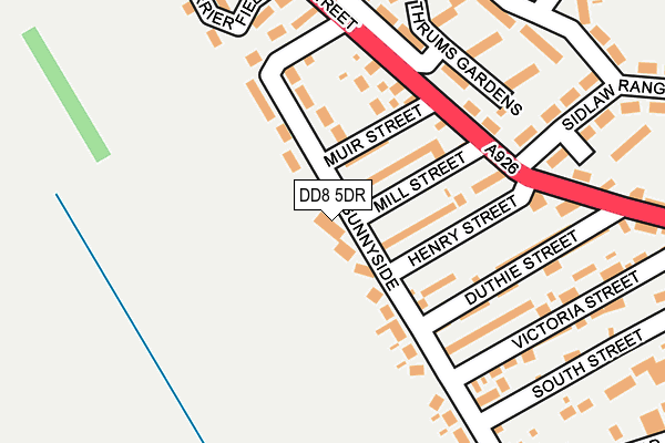 DD8 5DR map - OS OpenMap – Local (Ordnance Survey)
