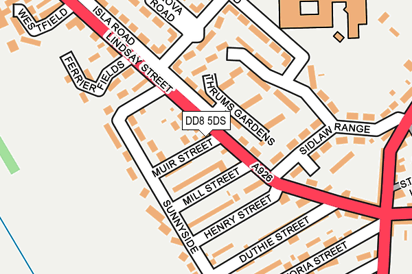 DD8 5DS map - OS OpenMap – Local (Ordnance Survey) DD8 5DS map - OS OpenMap – Local (Ordnance Survey)