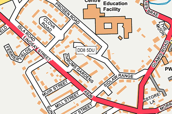 DD8 5DU map - OS OpenMap – Local (Ordnance Survey) DD8 5DU map - OS OpenMap – Local (Ordnance Survey)