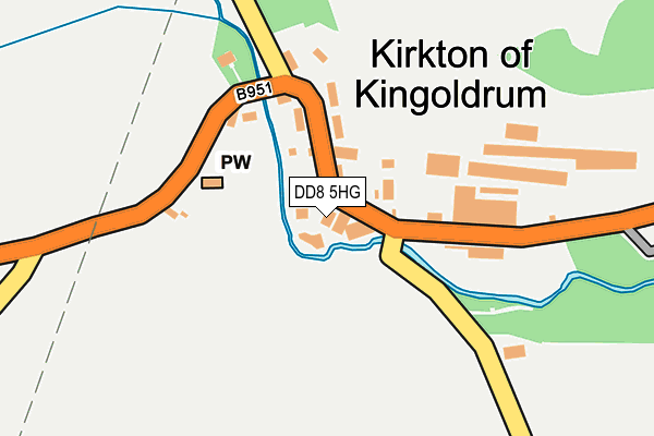 DD8 5HG map - OS OpenMap – Local (Ordnance Survey) DD8 5HG map - OS OpenMap – Local (Ordnance Survey)
