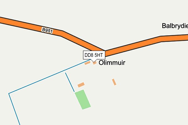 DD8 5HT map - OS OpenMap – Local (Ordnance Survey)