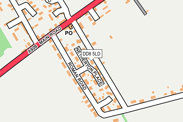 DD8 5LD map - OS OpenMap – Local (Ordnance Survey) DD8 5LD map - OS OpenMap – Local (Ordnance Survey)