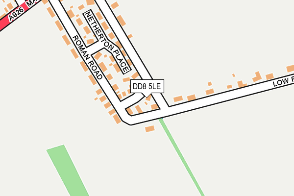 DD8 5LE map - OS OpenMap – Local (Ordnance Survey) DD8 5LE map - OS OpenMap – Local (Ordnance Survey)