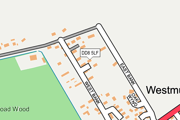 DD8 5LF map - OS OpenMap – Local (Ordnance Survey) DD8 5LF map - OS OpenMap – Local (Ordnance Survey)