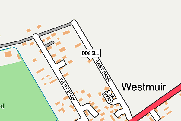 DD8 5LL map - OS OpenMap – Local (Ordnance Survey) DD8 5LL map - OS OpenMap – Local (Ordnance Survey)