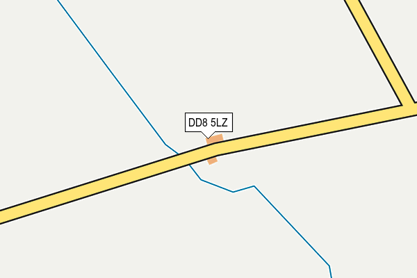 DD8 5LZ map - OS OpenMap – Local (Ordnance Survey) DD8 5LZ map - OS OpenMap – Local (Ordnance Survey)