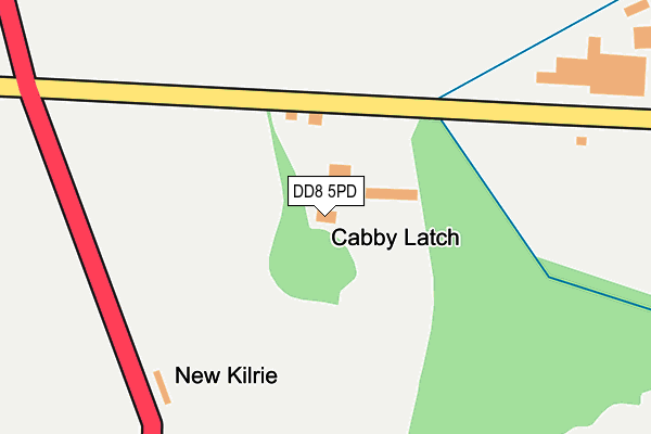 DD8 5PD map - OS OpenMap – Local (Ordnance Survey) DD8 5PD map - OS OpenMap – Local (Ordnance Survey)