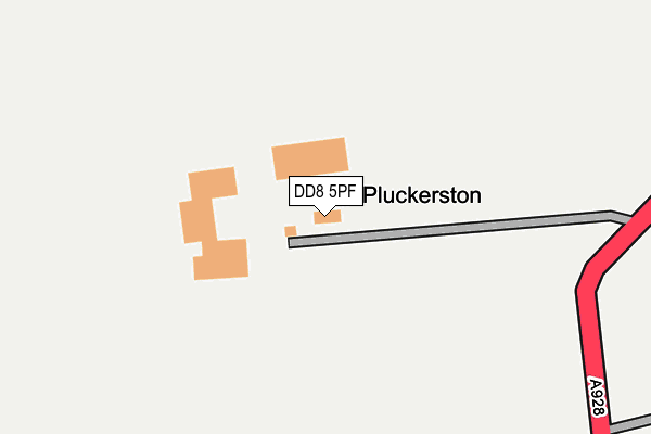 DD8 5PF map - OS OpenMap – Local (Ordnance Survey)
