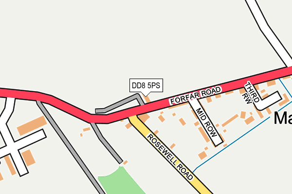 DD8 5PS map - OS OpenMap – Local (Ordnance Survey) DD8 5PS map - OS OpenMap – Local (Ordnance Survey)