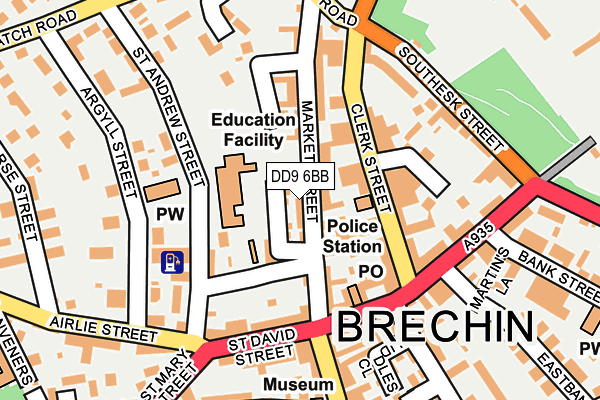 DD9 6BB map - OS OpenMap – Local (Ordnance Survey) DD9 6BB map - OS OpenMap – Local (Ordnance Survey)