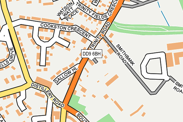 DD9 6BH map - OS OpenMap – Local (Ordnance Survey) DD9 6BH map - OS OpenMap – Local (Ordnance Survey)
