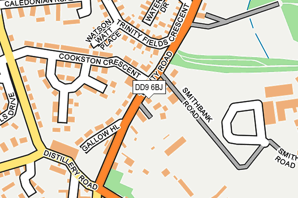 DD9 6BJ map - OS OpenMap – Local (Ordnance Survey) DD9 6BJ map - OS OpenMap – Local (Ordnance Survey)