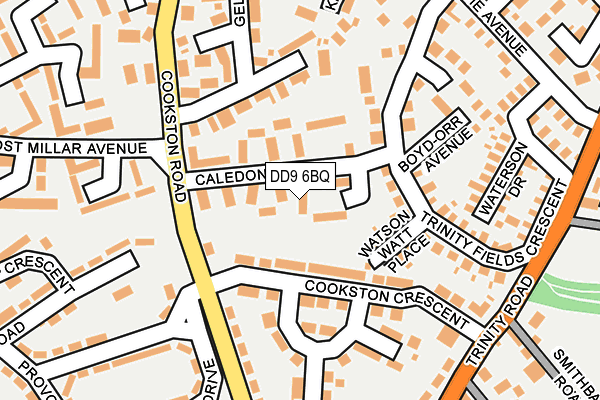 DD9 6BQ map - OS OpenMap – Local (Ordnance Survey) DD9 6BQ map - OS OpenMap – Local (Ordnance Survey)