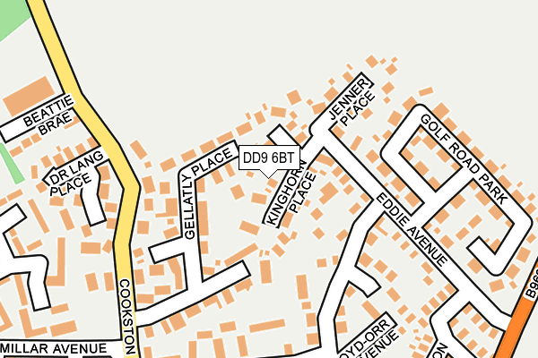 DD9 6BT map - OS OpenMap – Local (Ordnance Survey) DD9 6BT map - OS OpenMap – Local (Ordnance Survey)