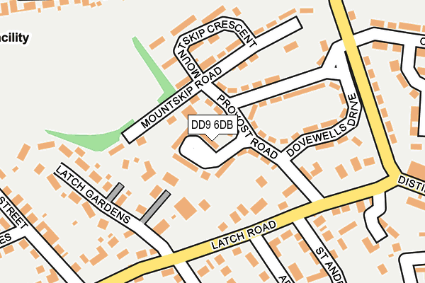 DD9 6DB map - OS OpenMap – Local (Ordnance Survey) DD9 6DB map - OS OpenMap – Local (Ordnance Survey)